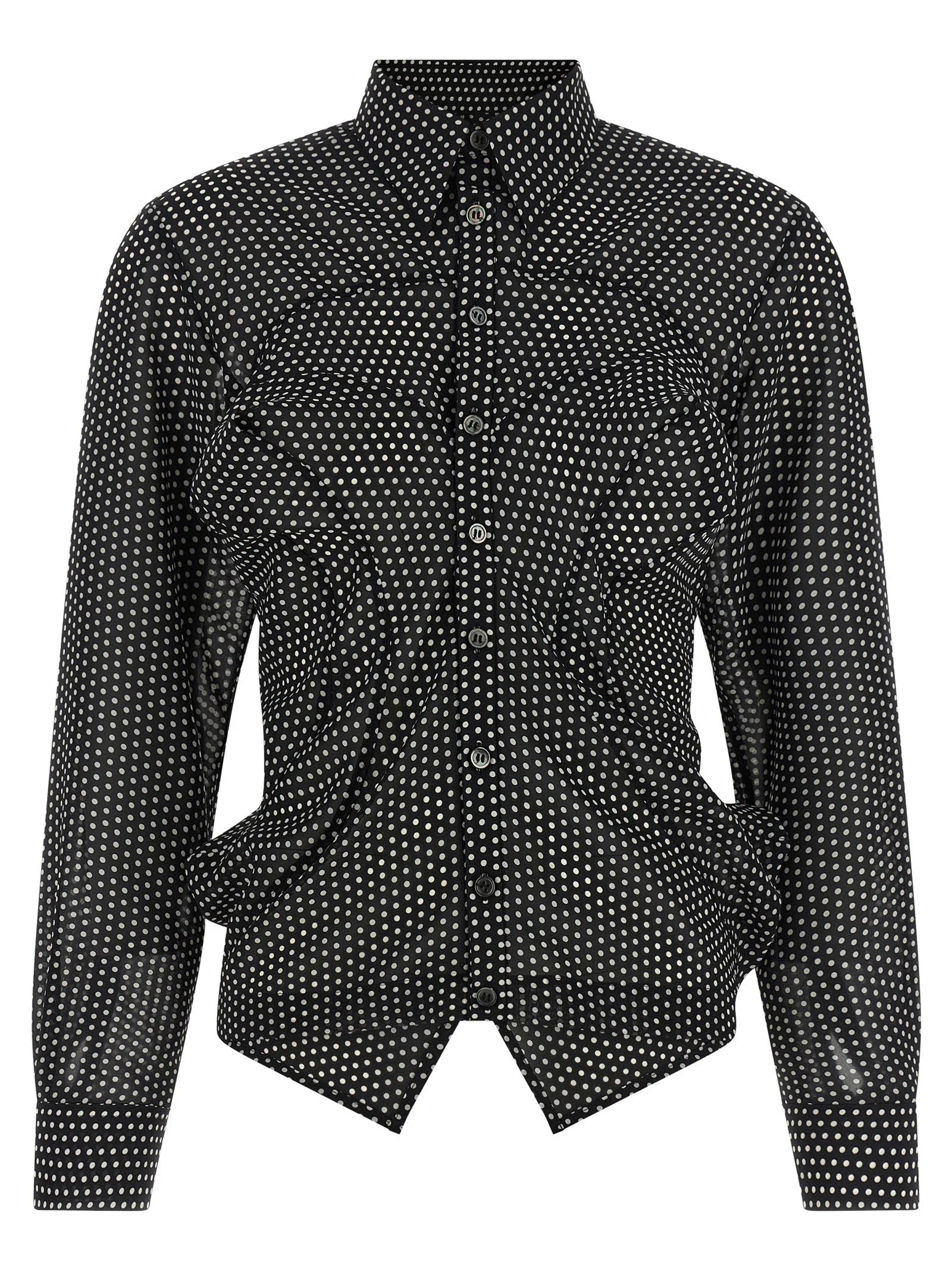 Junya Watanabe Bicolor Polyester Blouse
