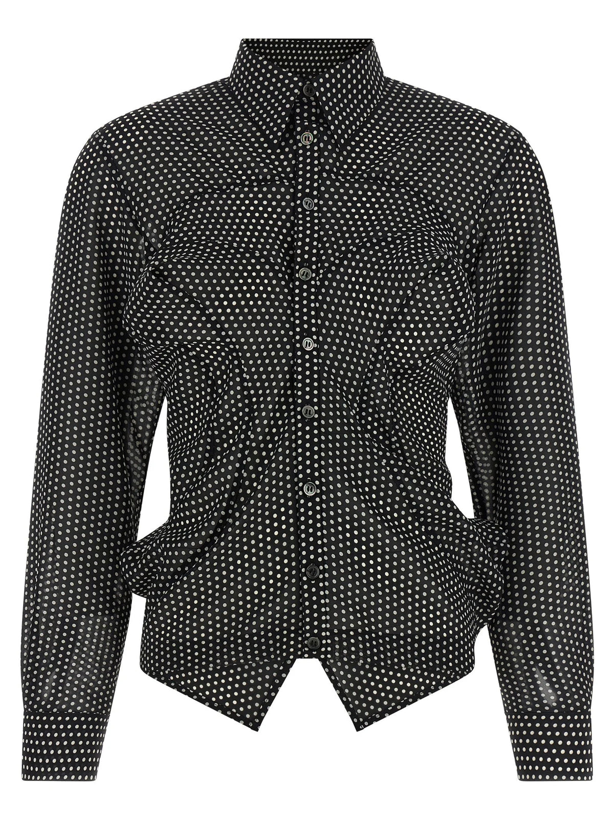 Junya Watanabe Bicolor Polyester Blouse