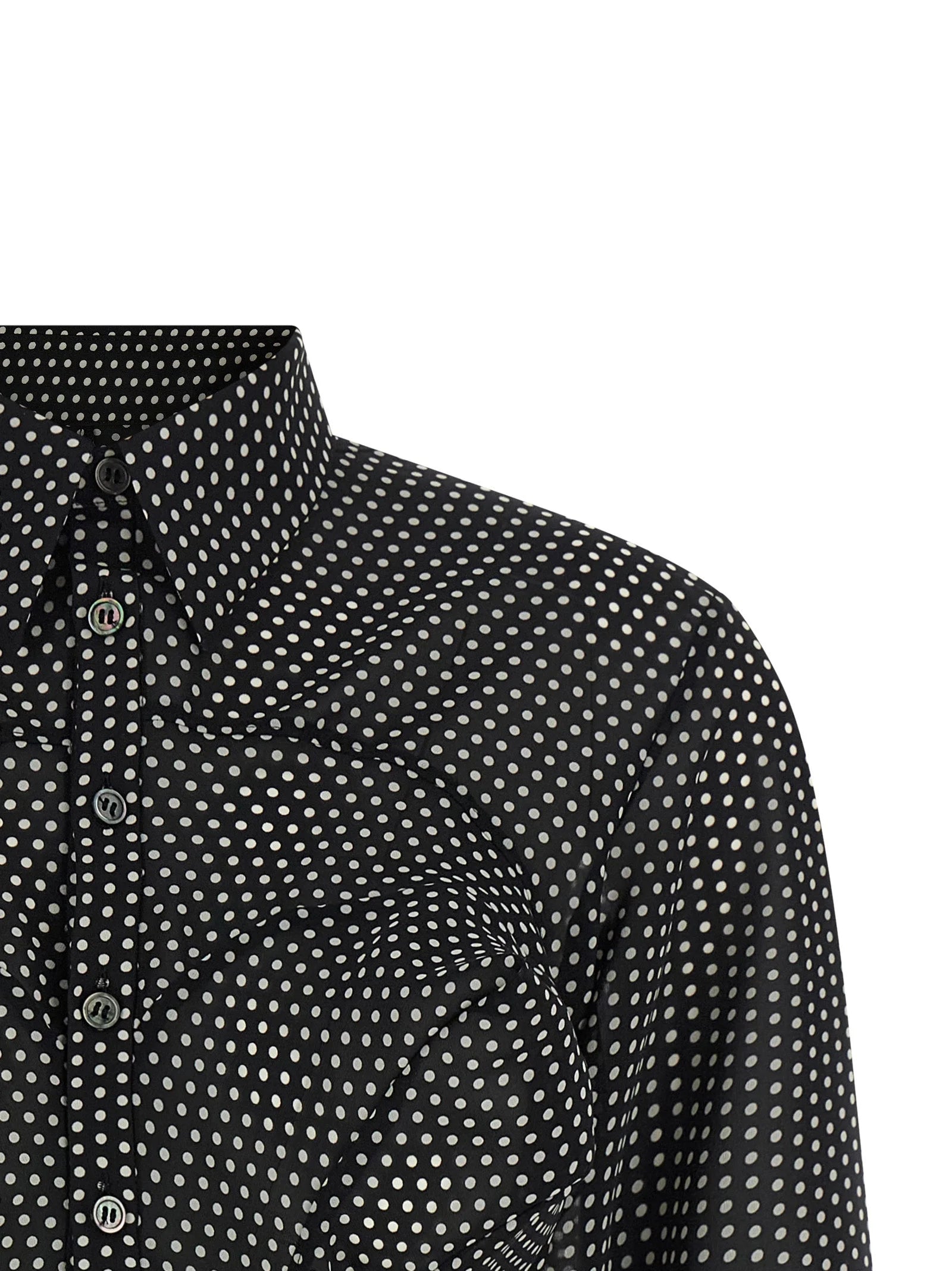 Junya Watanabe Bicolor Polyester Blouse