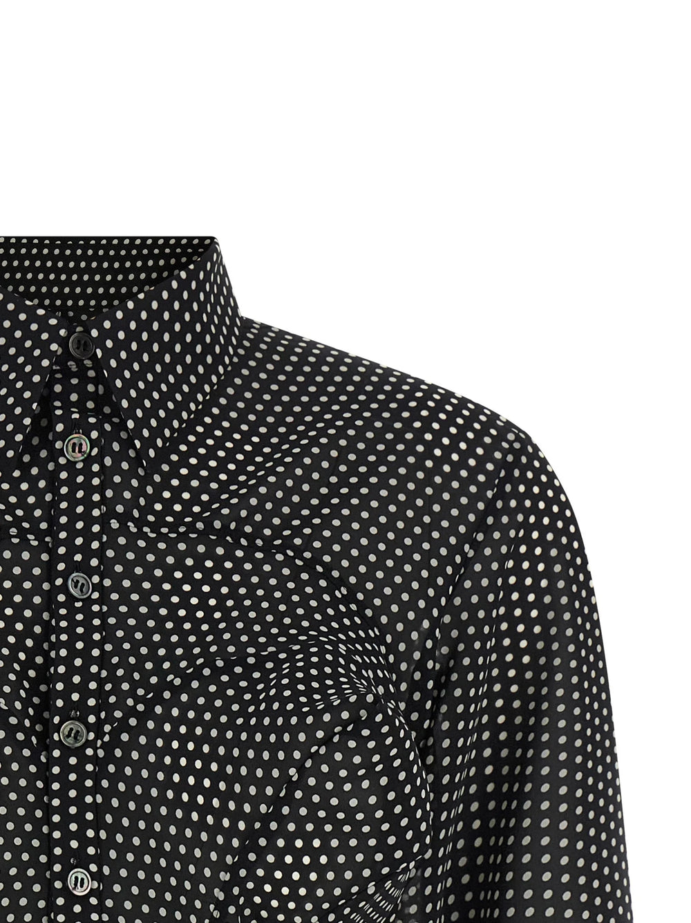 Junya Watanabe Bicolor Polyester Blouse
