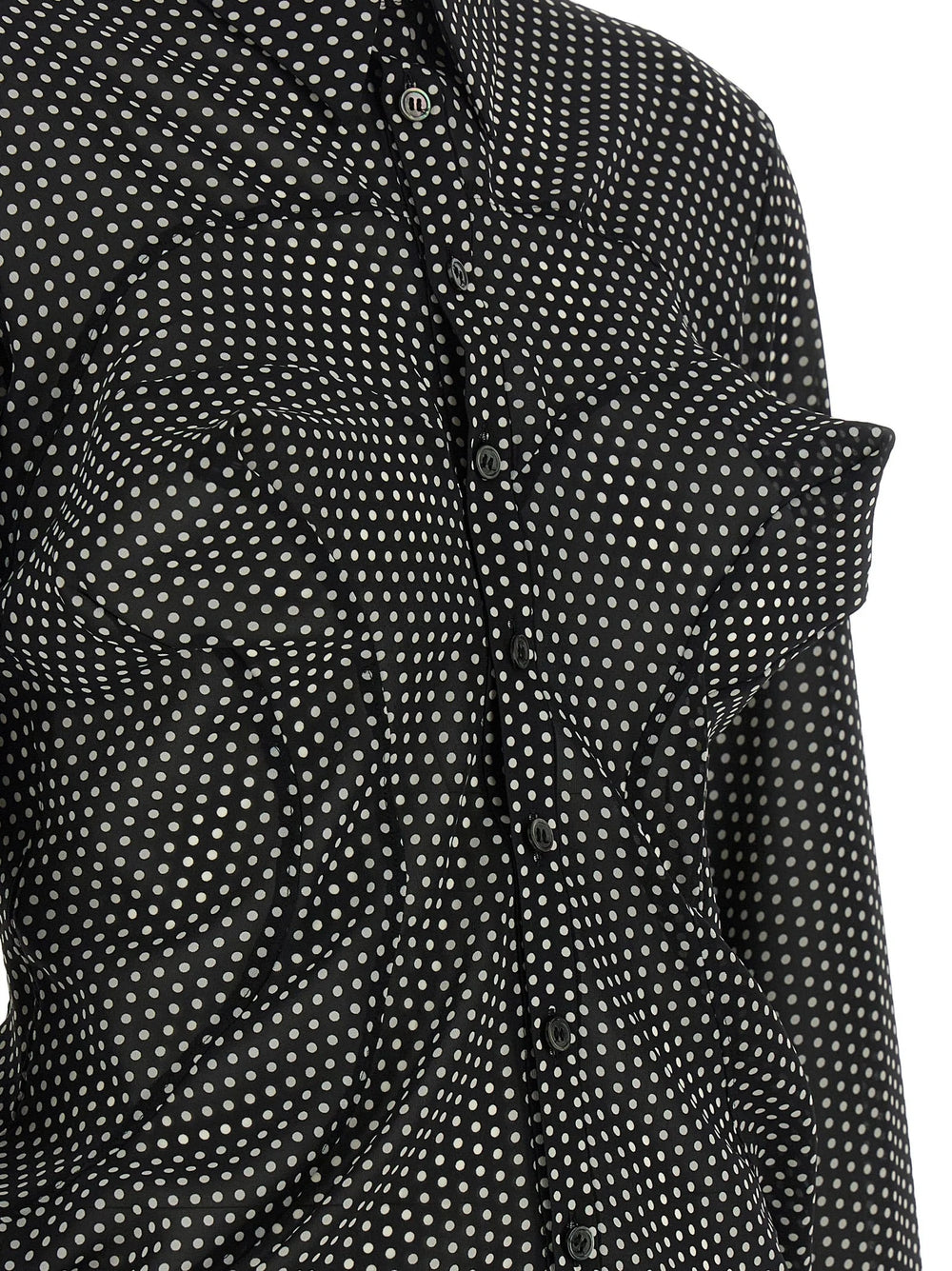 Junya Watanabe Bicolor Polyester Blouse