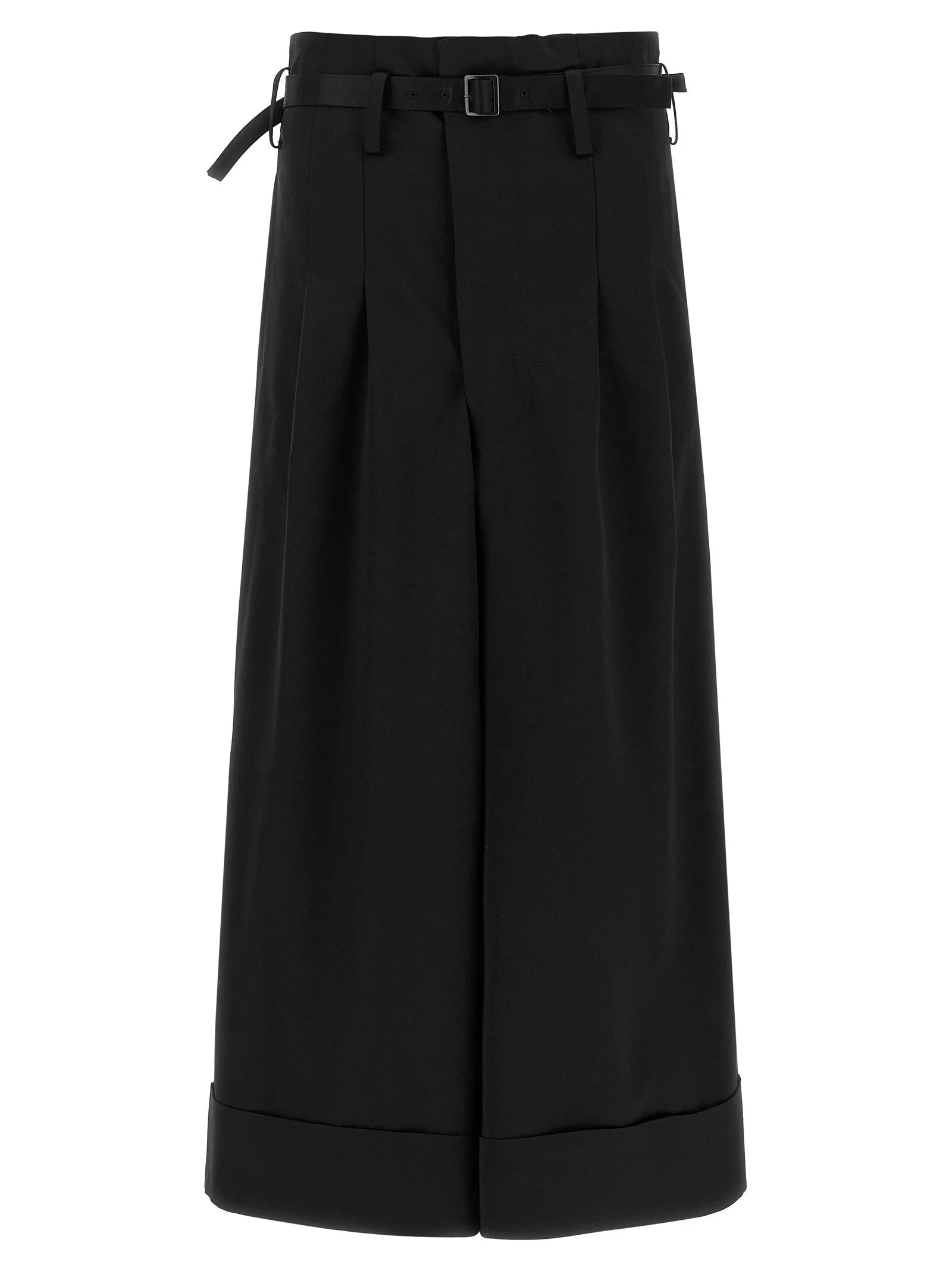 Junya Watanabe Black Acetate Flared Pants - L
