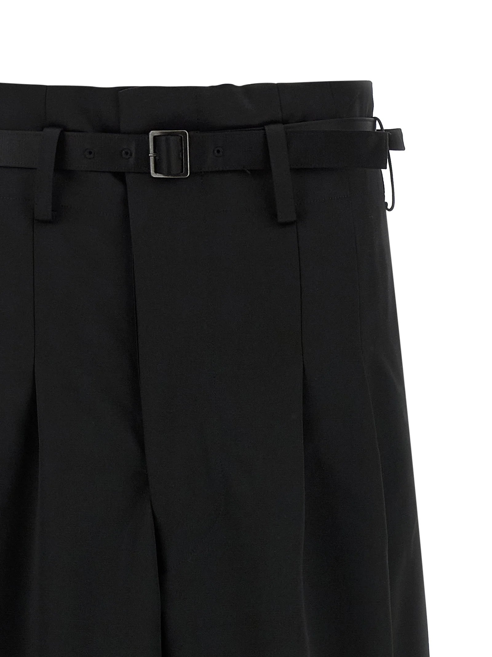 Junya Watanabe Black Acetate Flared Pants - L