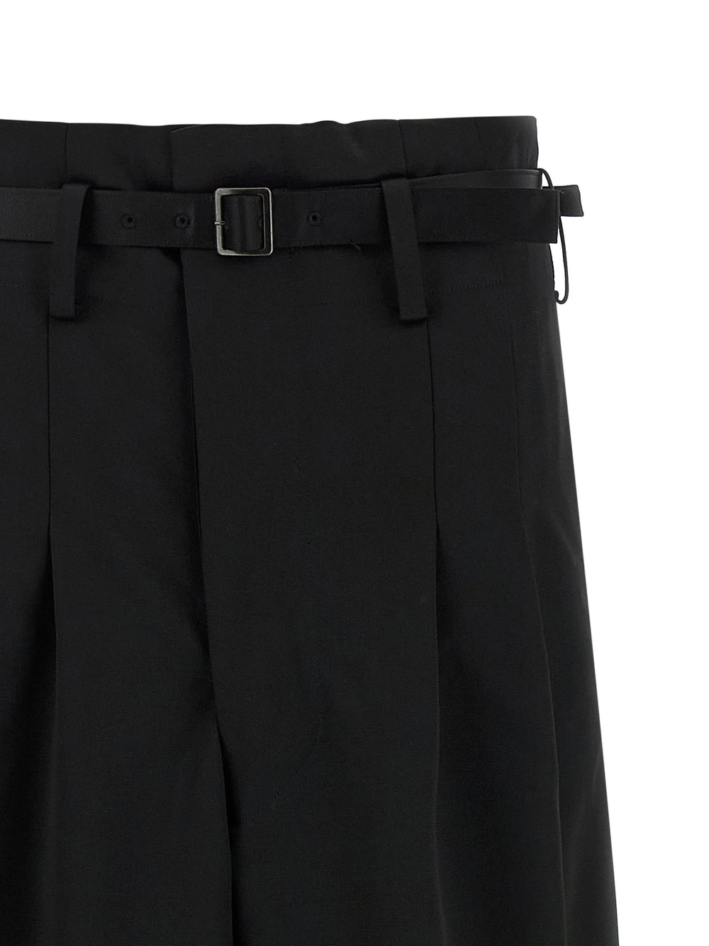 Junya Watanabe Black Acetate Flared Pants - L
