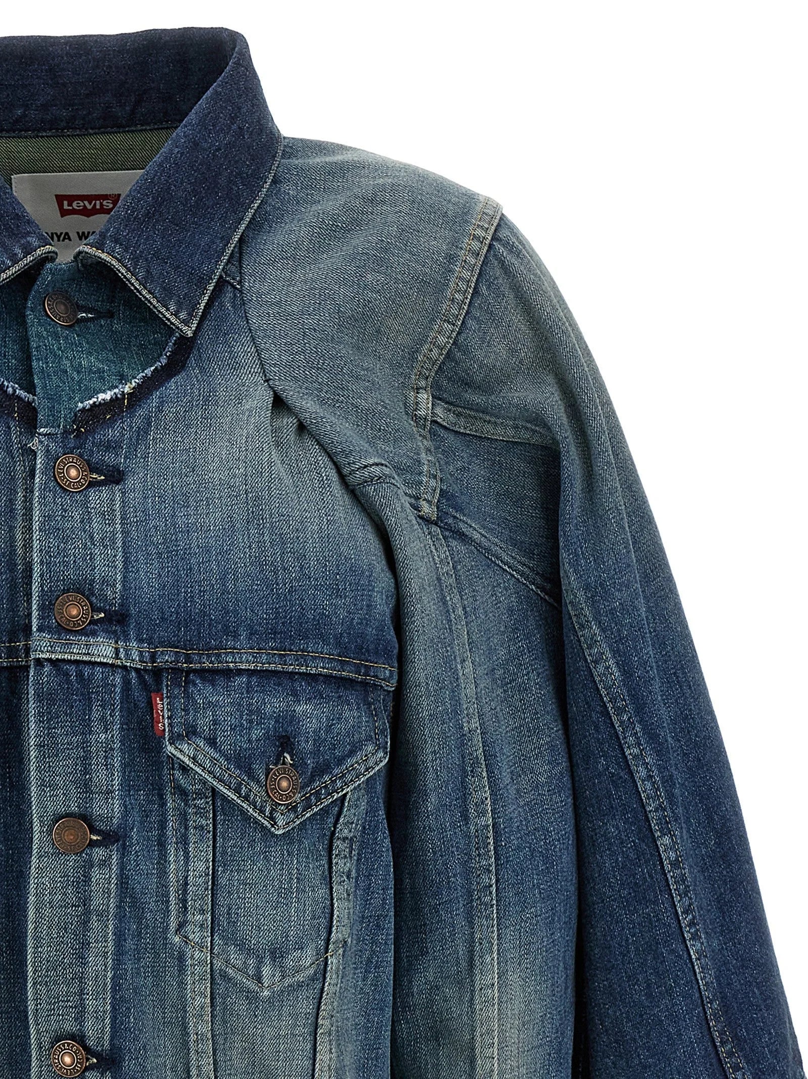 Junya Watanabe Blue Cotton Denim Jacket - XS