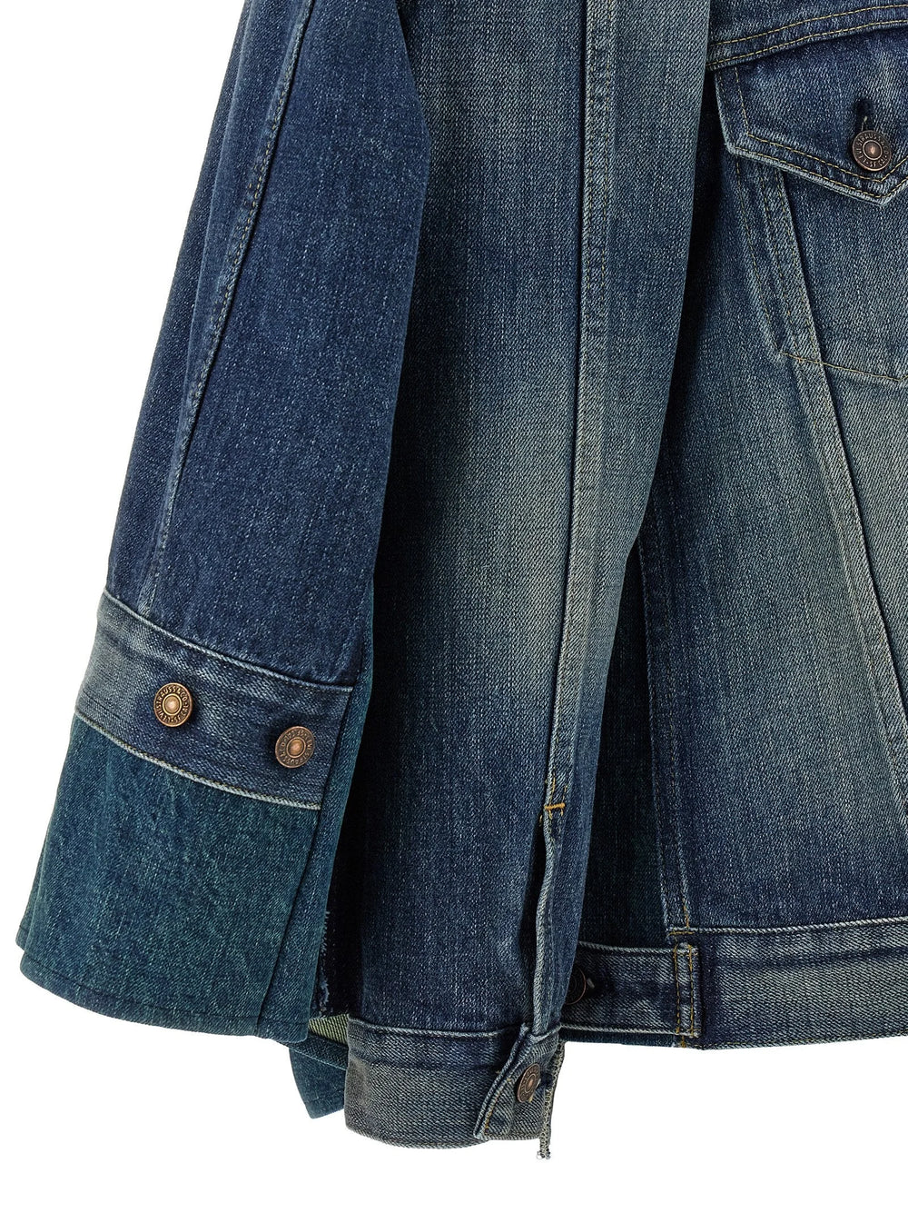 Junya Watanabe Blue Cotton Denim Jacket - XS