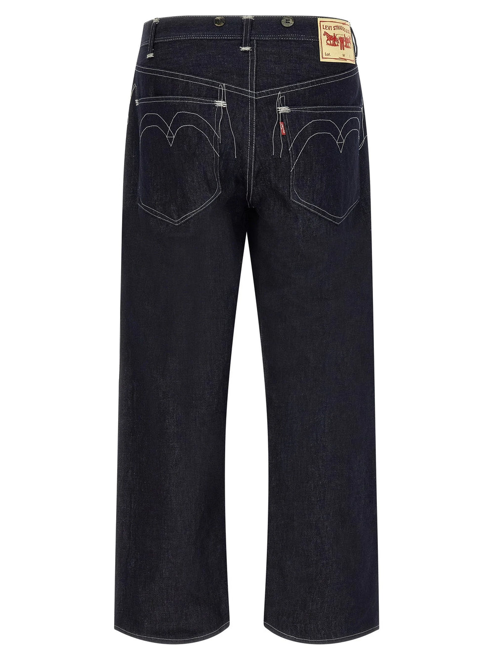 Junya Watanabe Blue Cotton Straight-Leg Jeans - XL