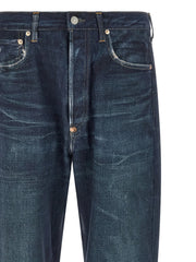 Junya Watanabe Blue Linen Jeans Denim - L