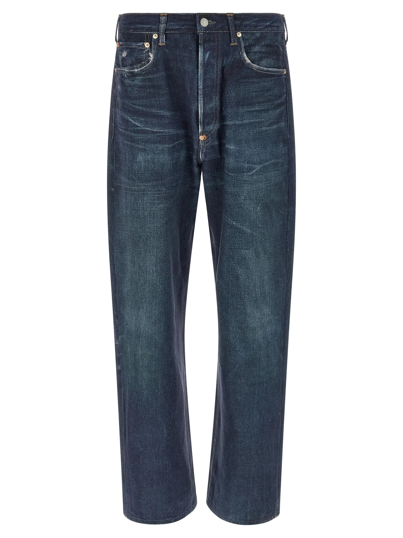 Junya Watanabe Blue Linen Jeans Denim - L