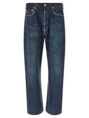 Junya Watanabe Blue Linen Jeans Denim - L