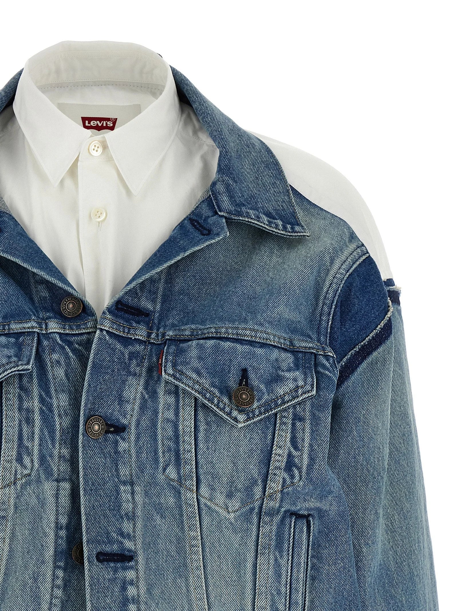 Junya Watanabe Multicolor Cotton Denim Jacket - M