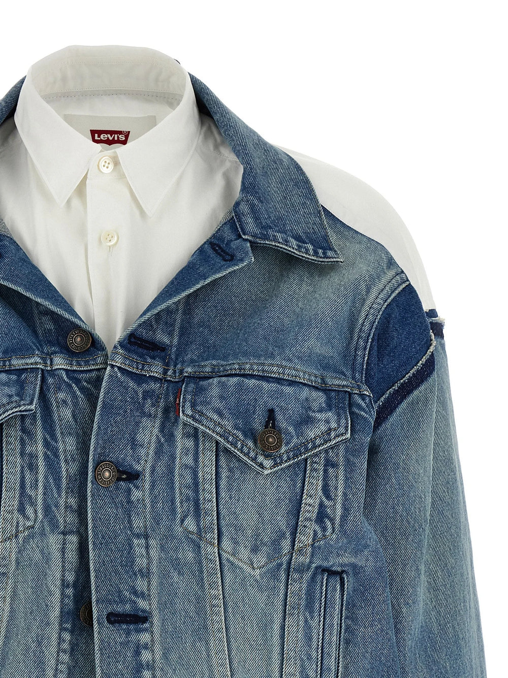 Junya Watanabe Multicolor Cotton Denim Jacket - M
