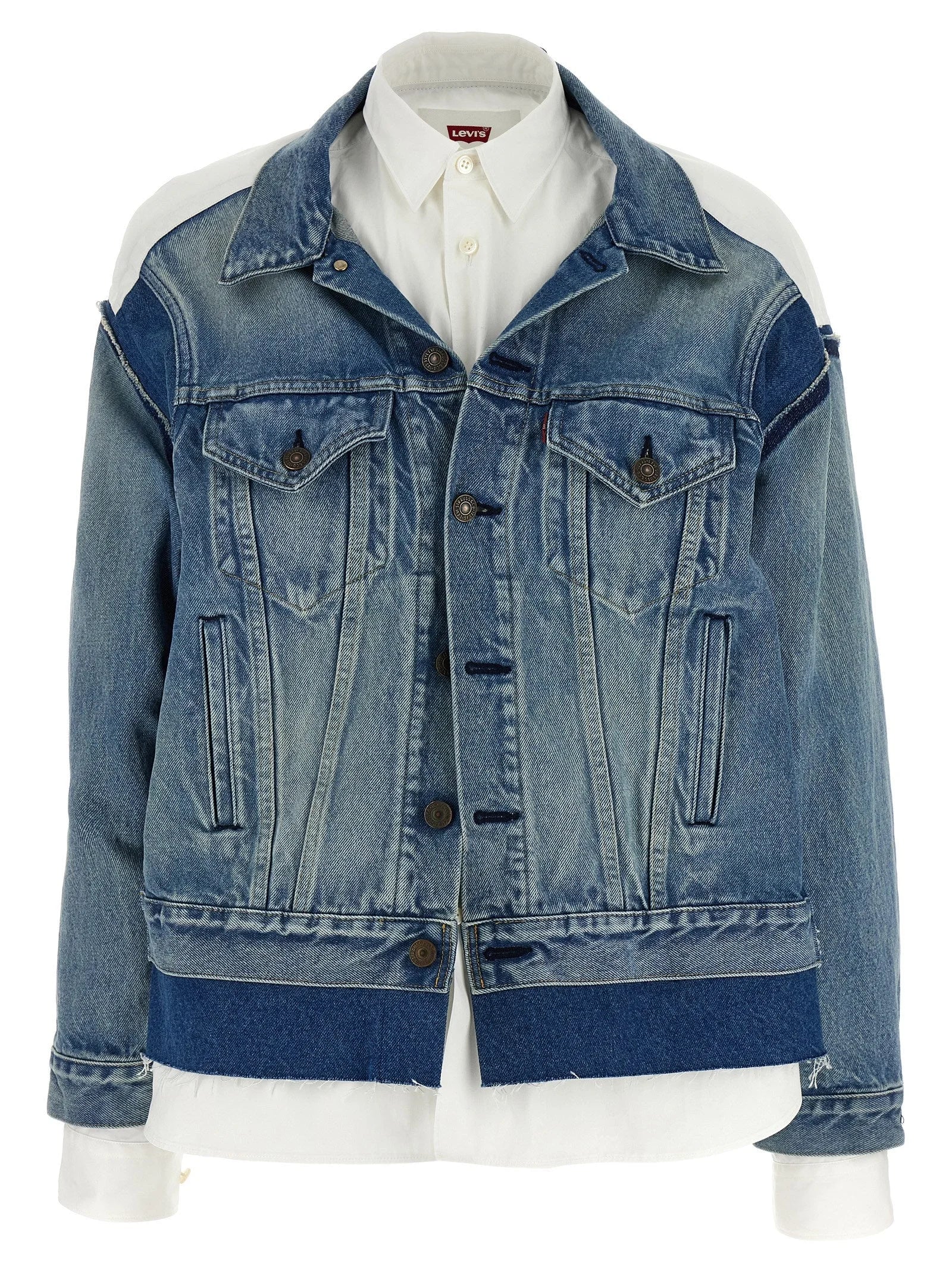Junya Watanabe Multicolor Cotton Denim Jacket - M