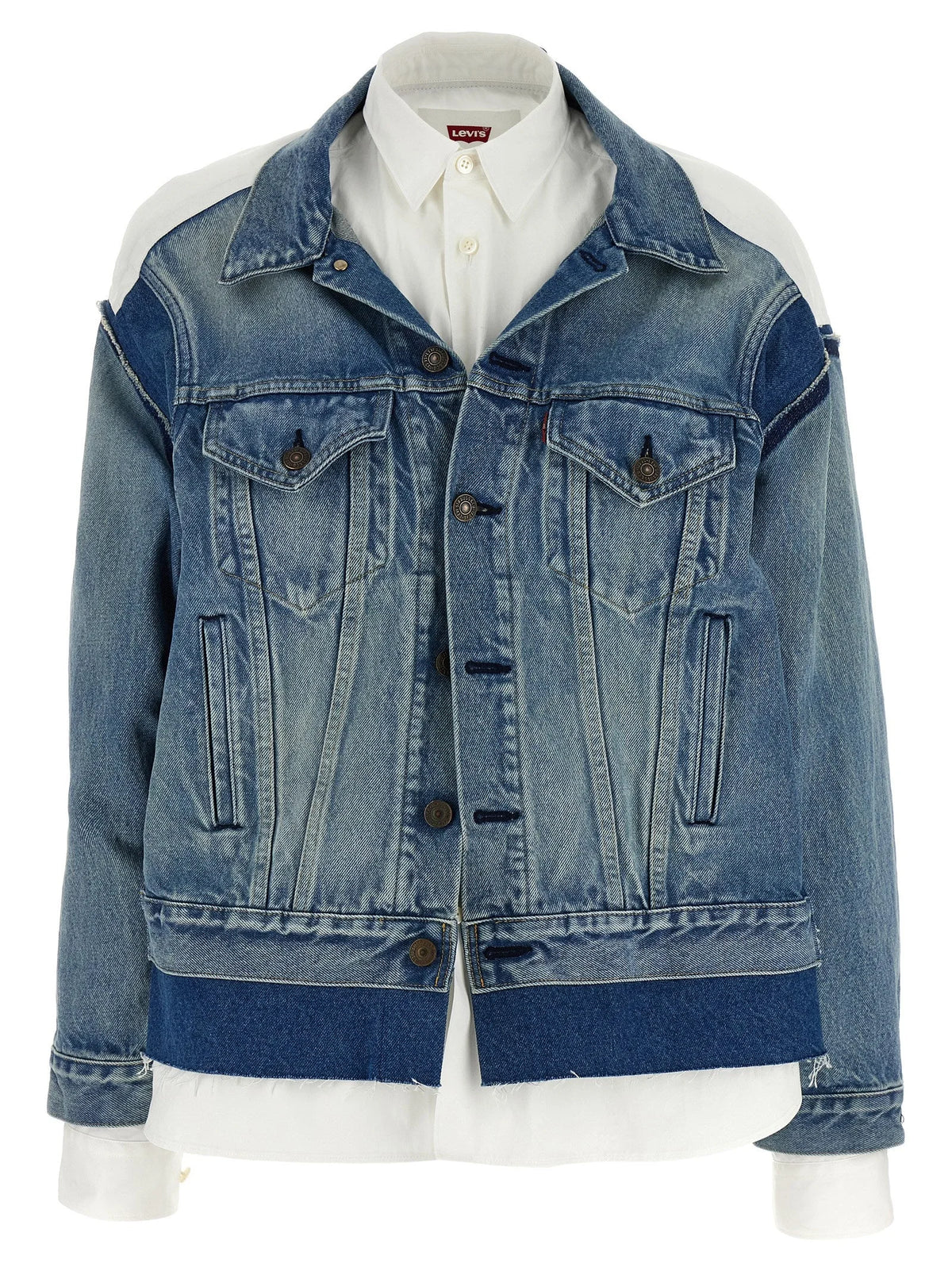 Junya Watanabe Multicolor Cotton Denim Jacket - M