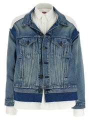 Junya Watanabe Multicolor Cotton Denim Jacket - M