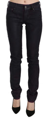 Just Cavalli Black Cotton Low Waist Skinny Denim Pants - W26 - Jeans