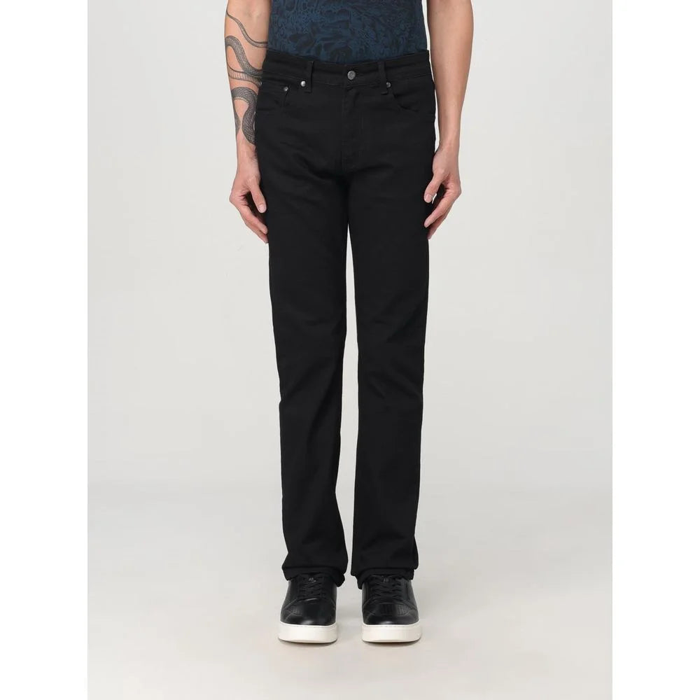 Just Cavalli Black Cotton Straight-Leg Jeans - W32