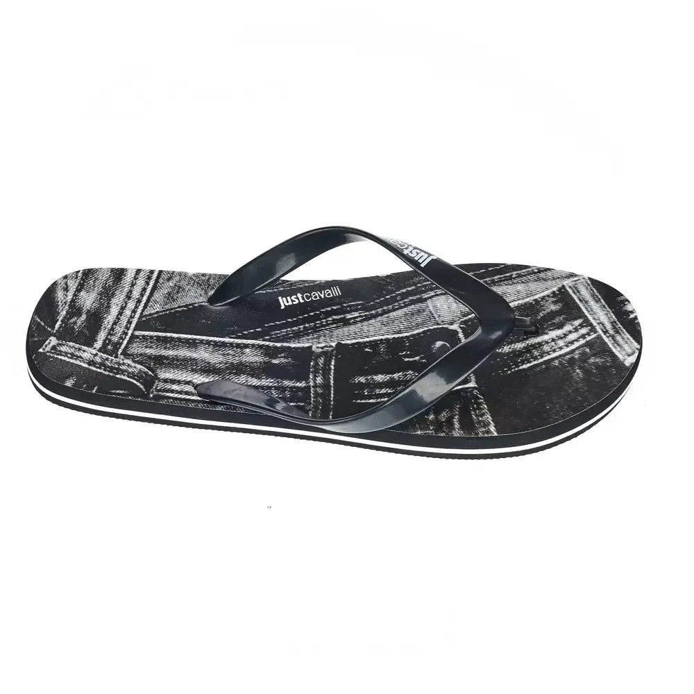Just Cavalli Black EVA Men Sandal - Sandals