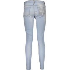 Just Cavalli Blue Cotton Women Jeans
