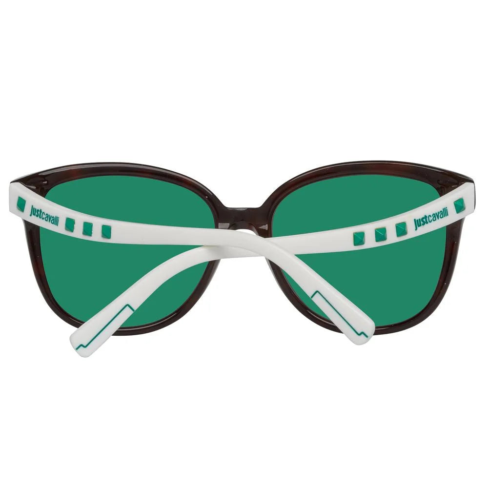 Just Cavalli Brown Plastic Sunglasses - Sunglasses