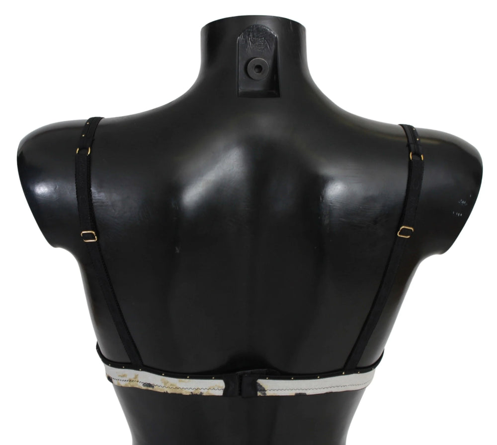 Just Cavalli White Polyester Spandex Push Up Bra Underwear - IT2 | S - Bras