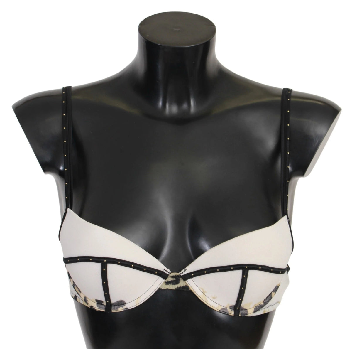 Just Cavalli White Polyester Spandex Push Up Bra Underwear - IT2 | S - Bras