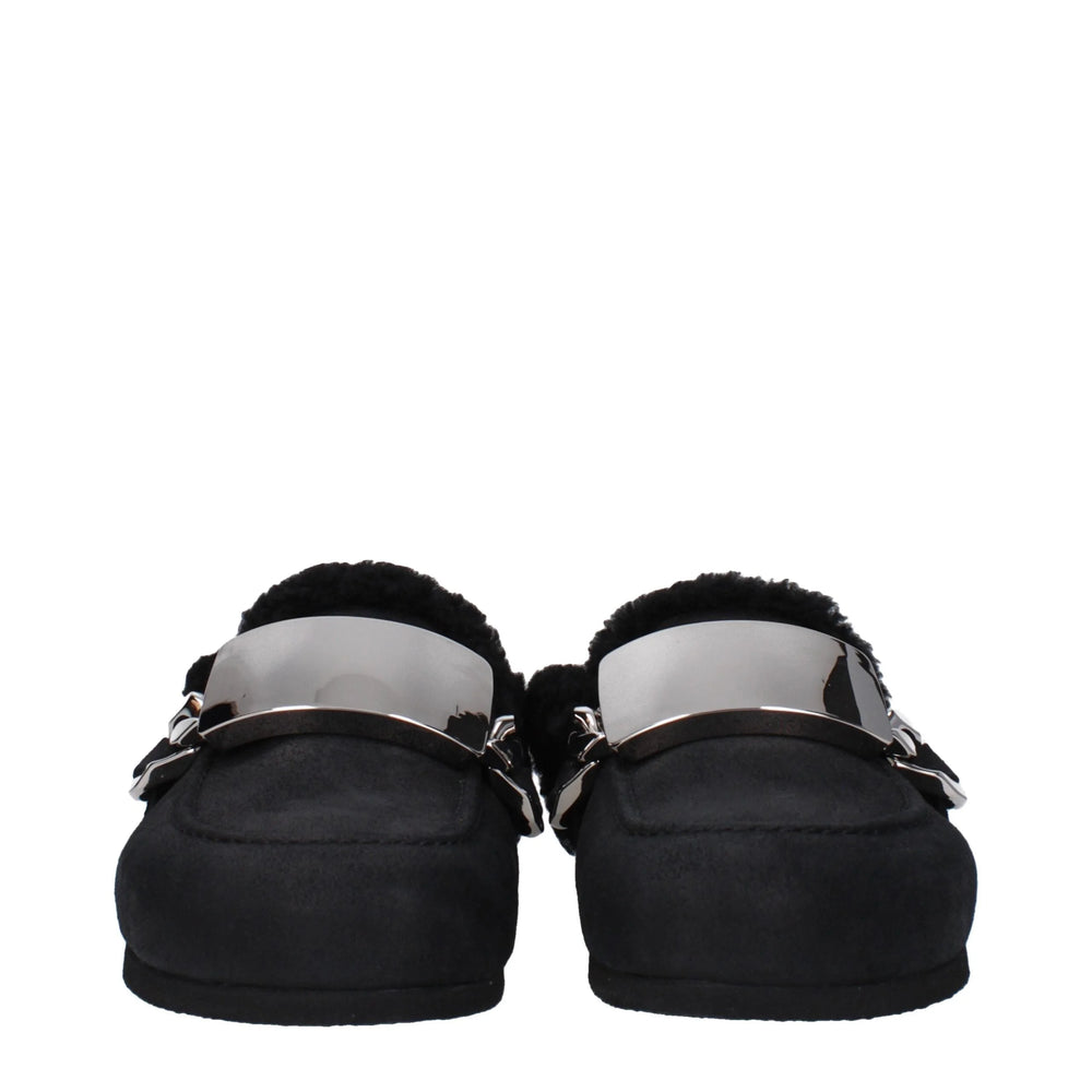 Jw Anderson Black Leather Slippers Sandals - EU42/US9 - Slippers