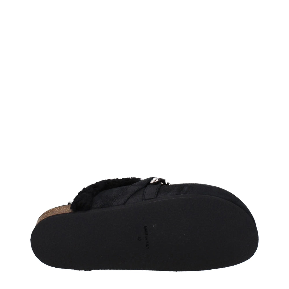 Jw Anderson Black Leather Slippers Sandals - EU42/US9 - Slippers