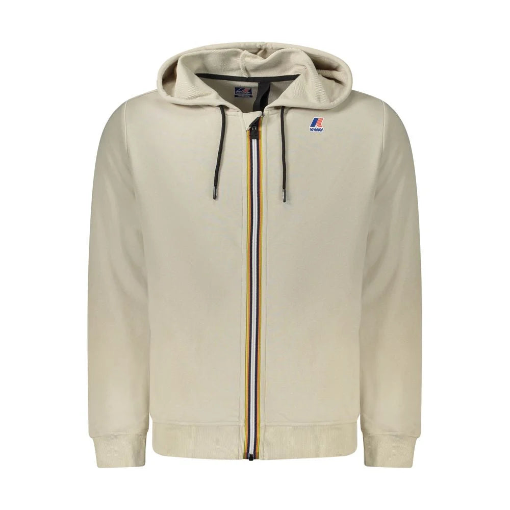 K-WAY Beige Cotton Men Sweater - XXL