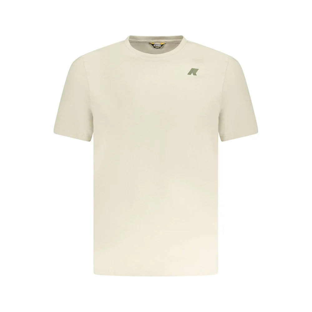 K-WAY Beige Cotton T-Shirt - S