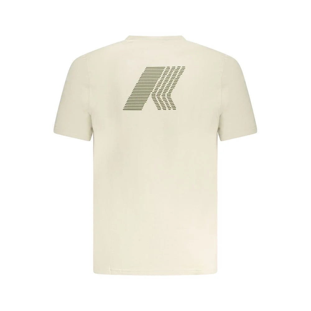 K-WAY Beige Cotton T-Shirt - S