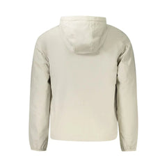 K-WAY Beige Nylon Men Jacket - S