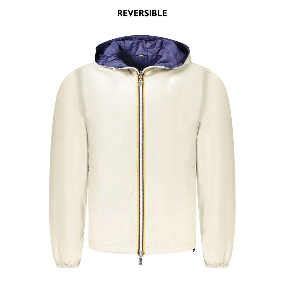 K-WAY Beige Nylon Men’s Jacket - S - Sport Jackets