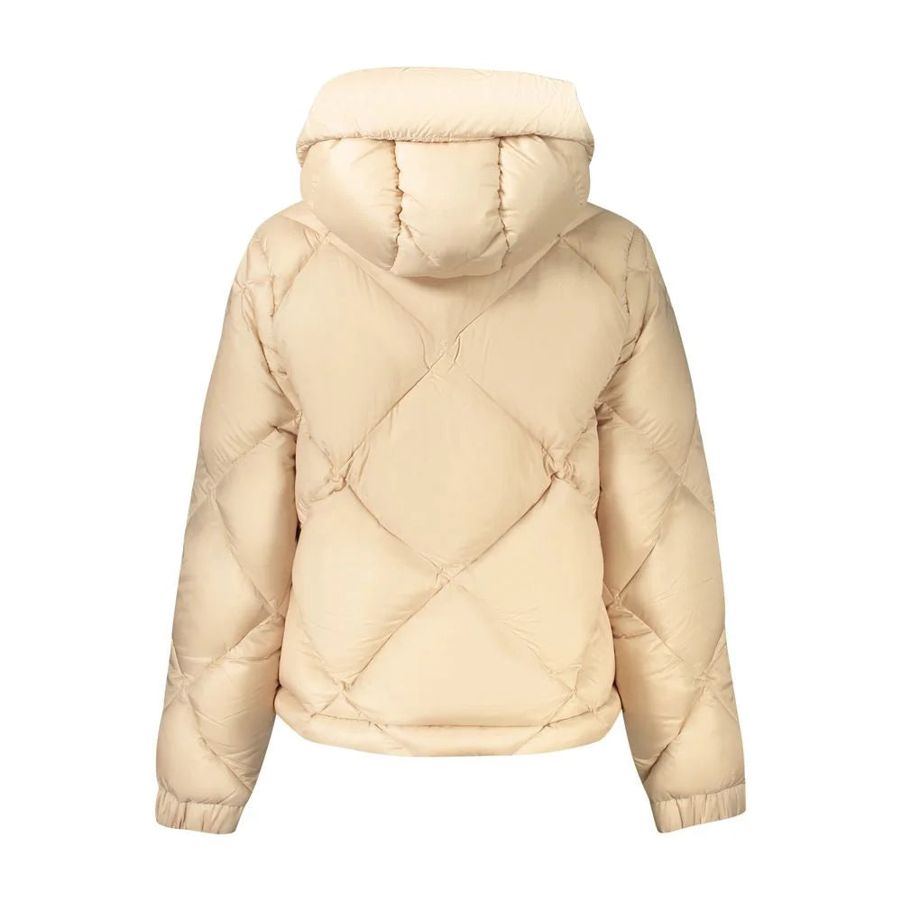 K-WAY Beige Polyester Jackets & Coat - Puffer Jackets