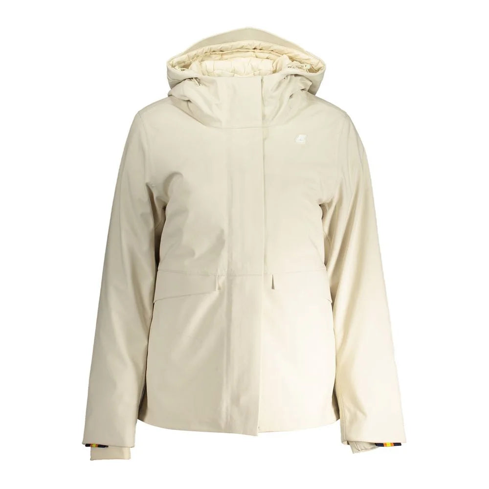 K-WAY Beige Polyester Jackets & Coat - S - Sport Jackets