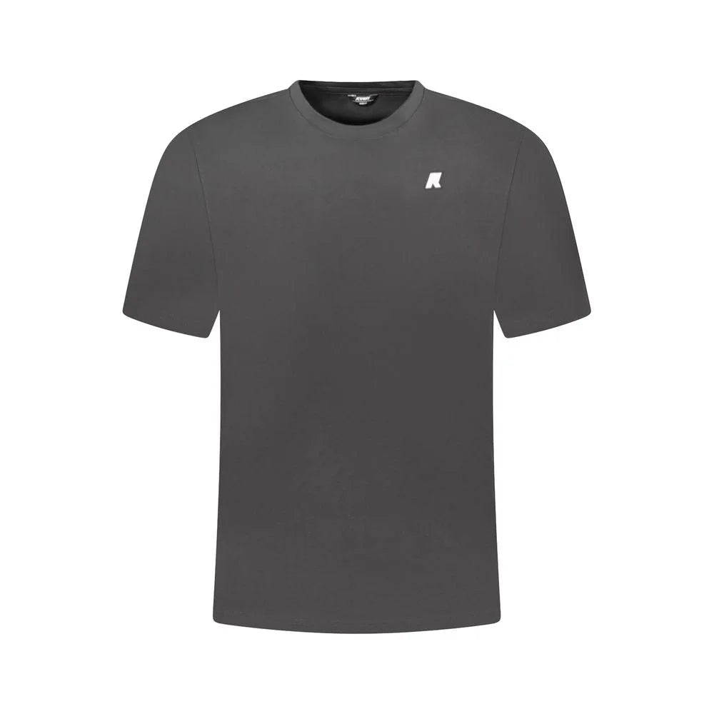 K-WAY Black Cotton Men T-Shirt - T-Shirts