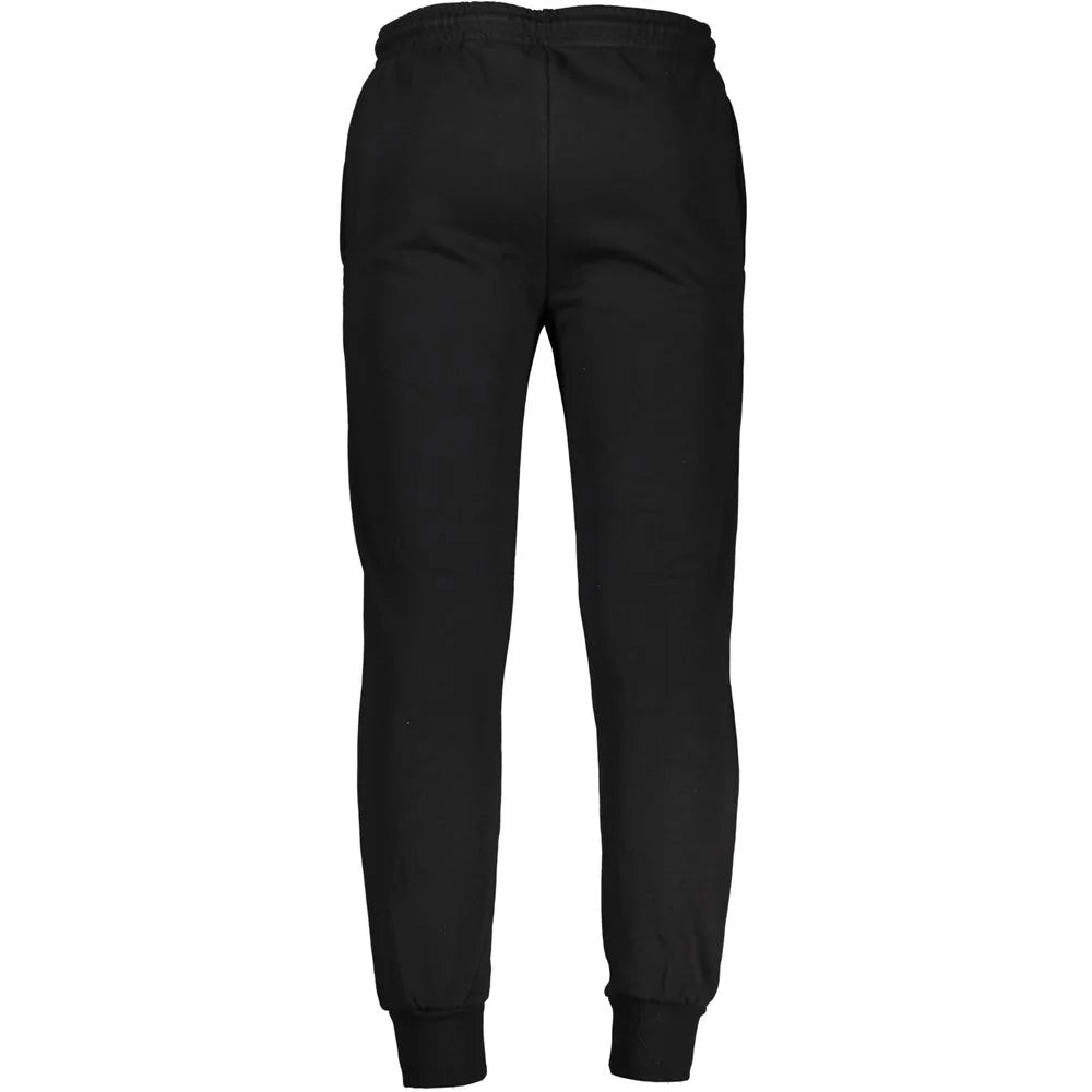 K-WAY Black Cotton Pant - Joggers