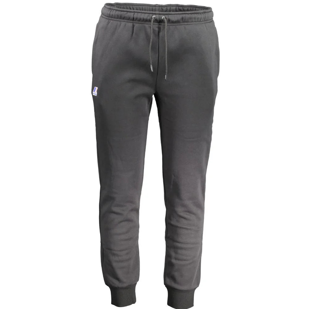 K-WAY Black Cotton Pant - Joggers