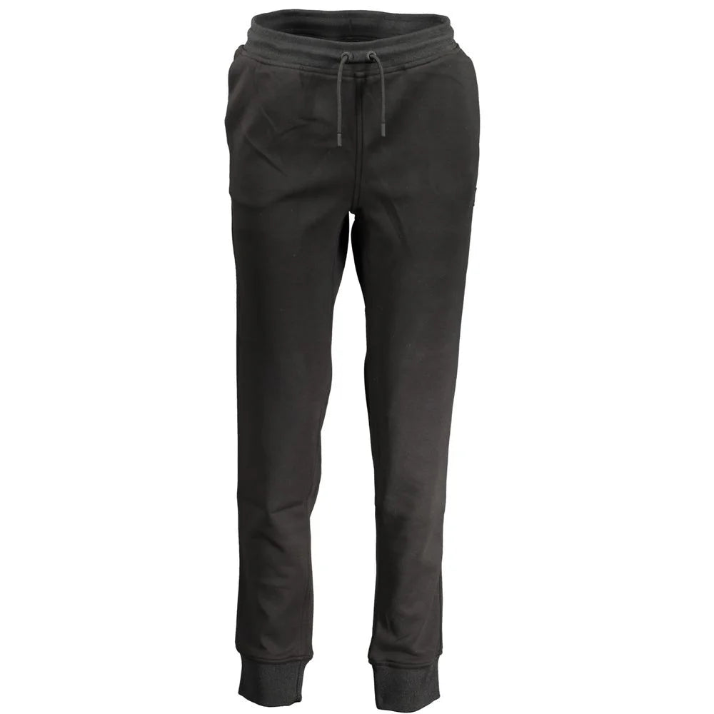 K-WAY Black Cotton Pant - Joggers