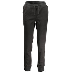 K-WAY Black Cotton Pant - Joggers