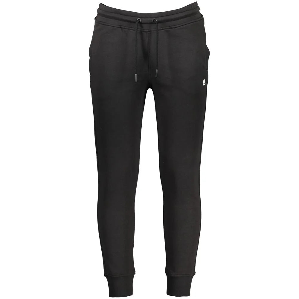 K-WAY Black Cotton Pant - XXL - Joggers