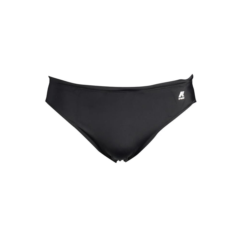 K-WAY Black Elastane Swimwear - S - Swim Briefs