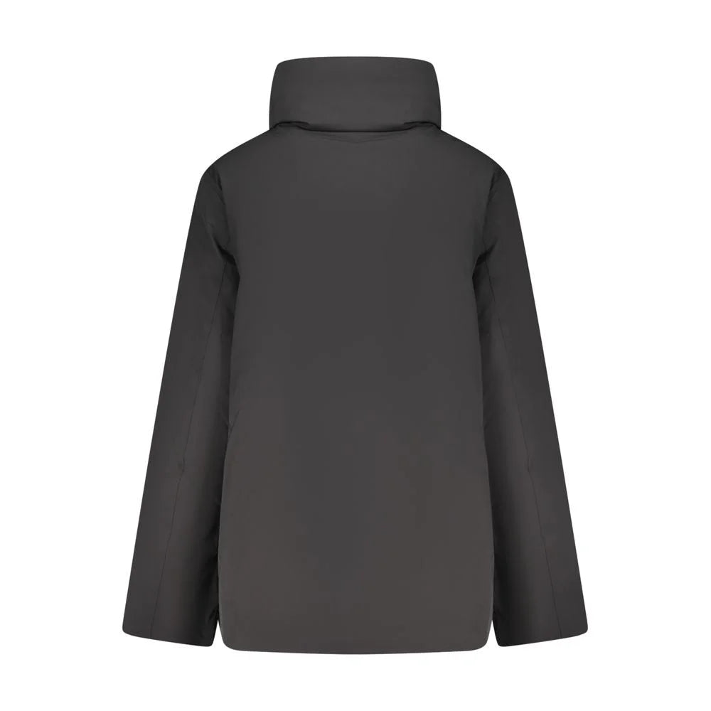 K-WAY Black Nylon Jackets & Coat