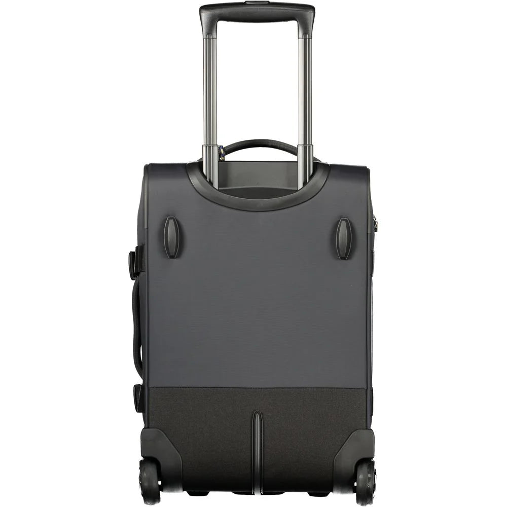 K-WAY Black Polyamide Unisex Luggage Travel Bag