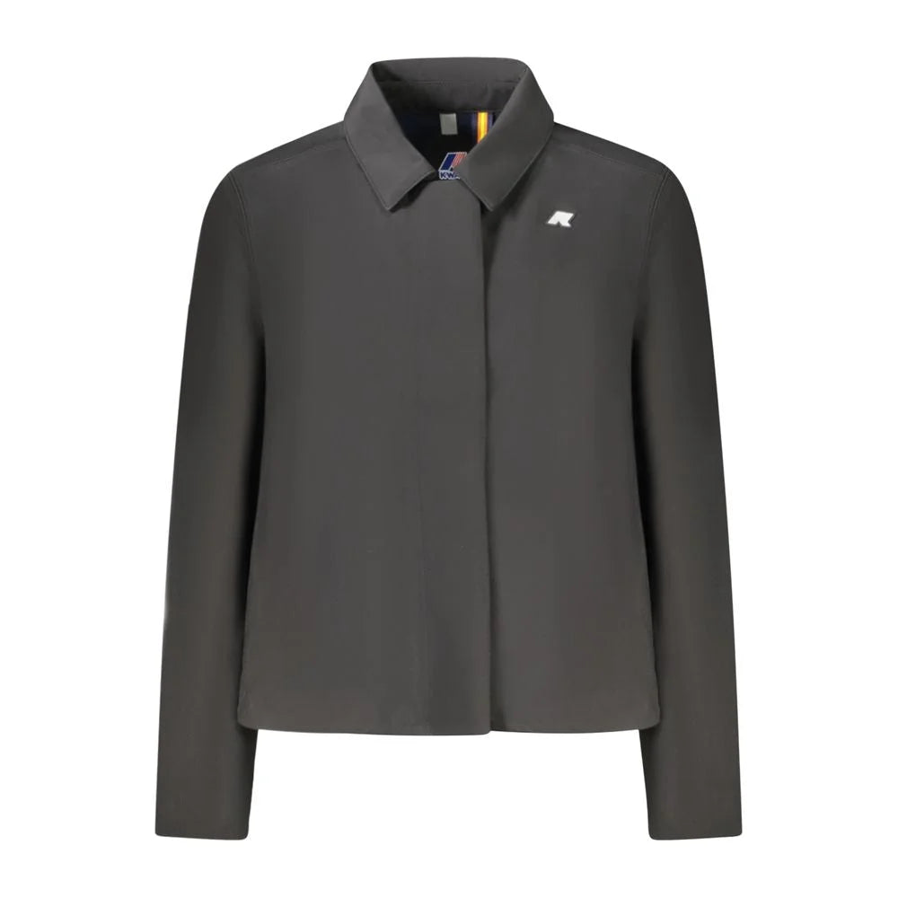 K-WAY Black Polyester Jackets & Coat - L