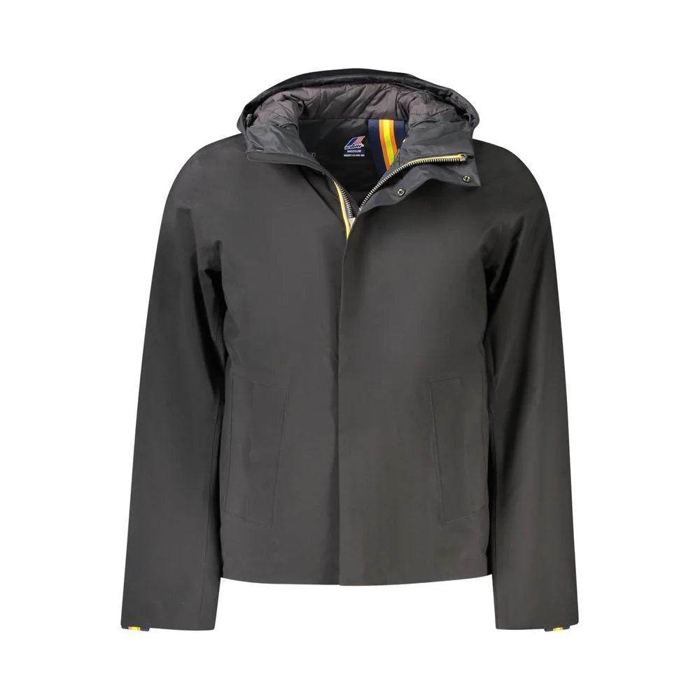 K-WAY Black Polyester Men Jacket - Sport Jackets