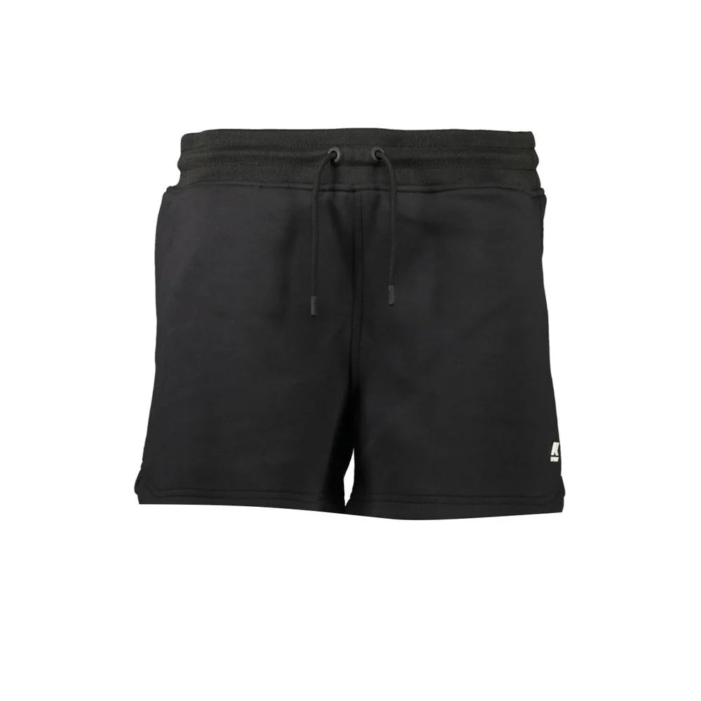 K-WAY Black Polyester Pant - Jogger Shorts