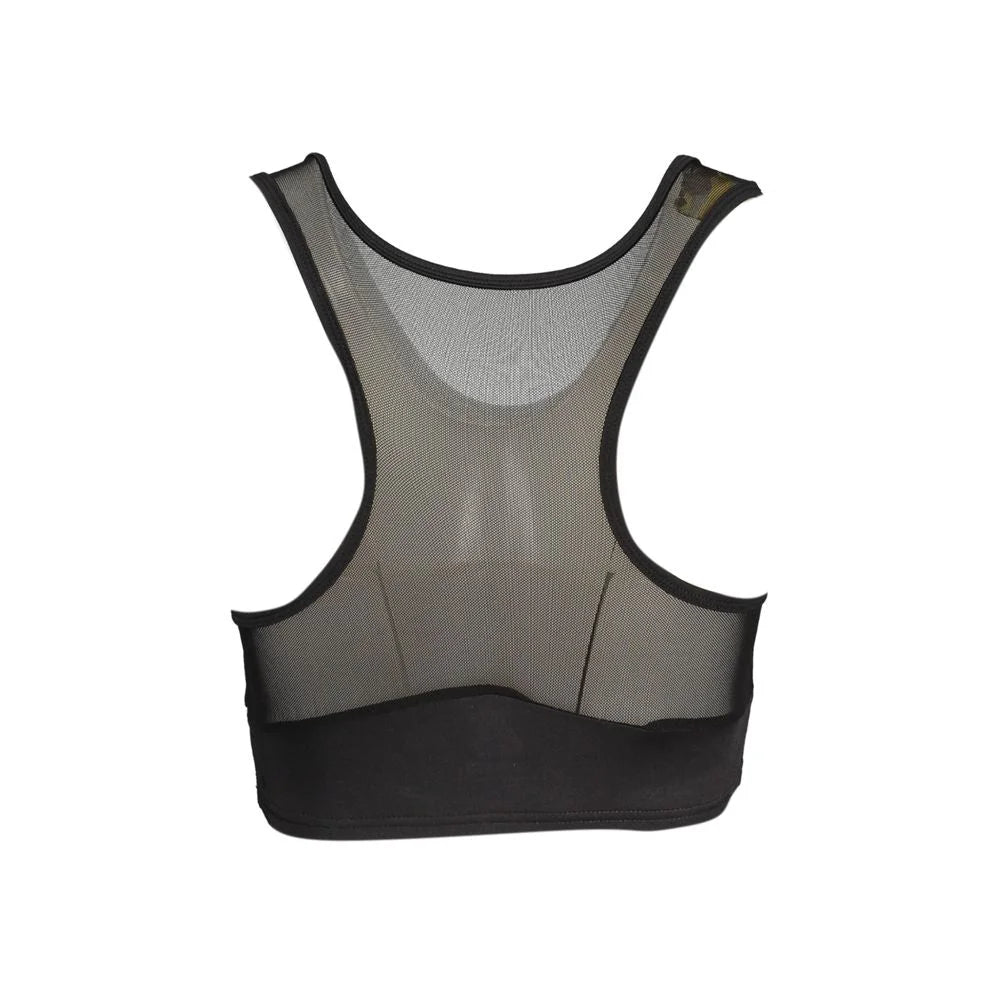 K-WAY Black Polyester Shirt - Sports Bras