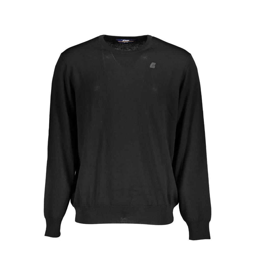 K-WAY Black Wool Sweater - XXL
