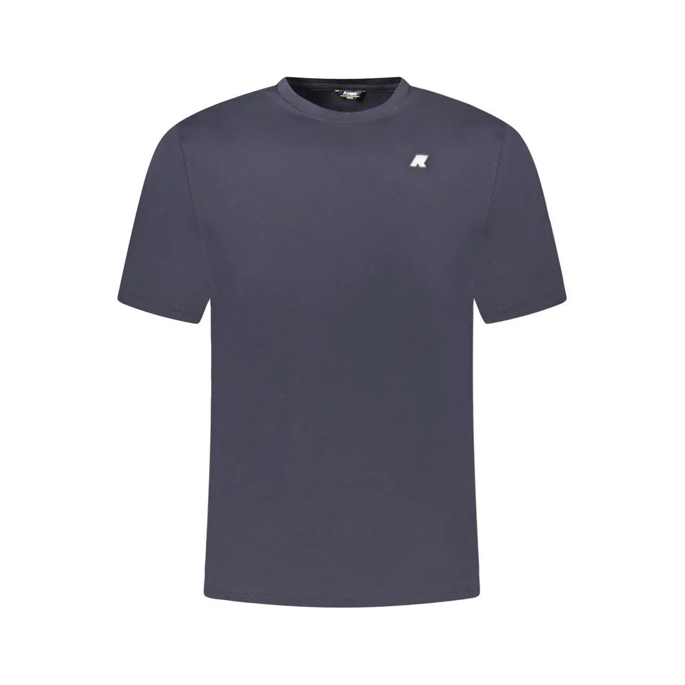 K-WAY Blue Cotton Men T-Shirt - T-Shirts